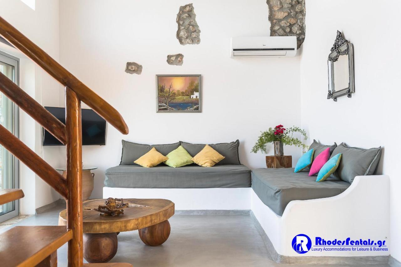Lindos Seastone Villas Lardos Eksteriør billede
