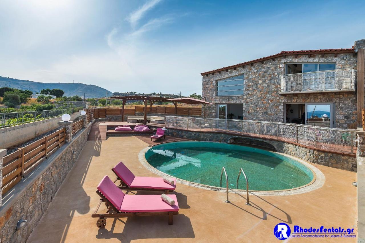 Lindos Seastone Villas Lardos Eksteriør billede