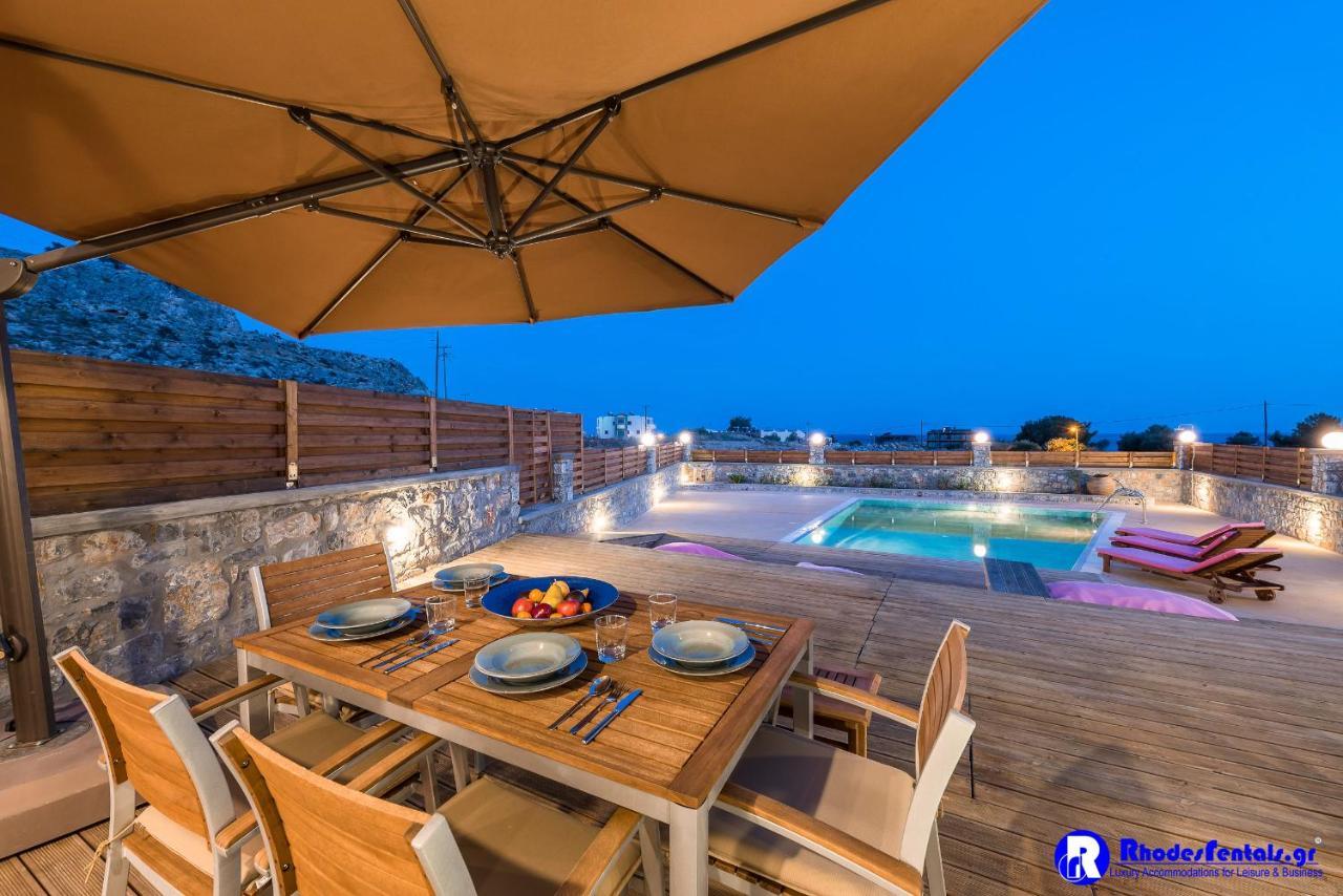 Lindos Seastone Villas Lardos Eksteriør billede