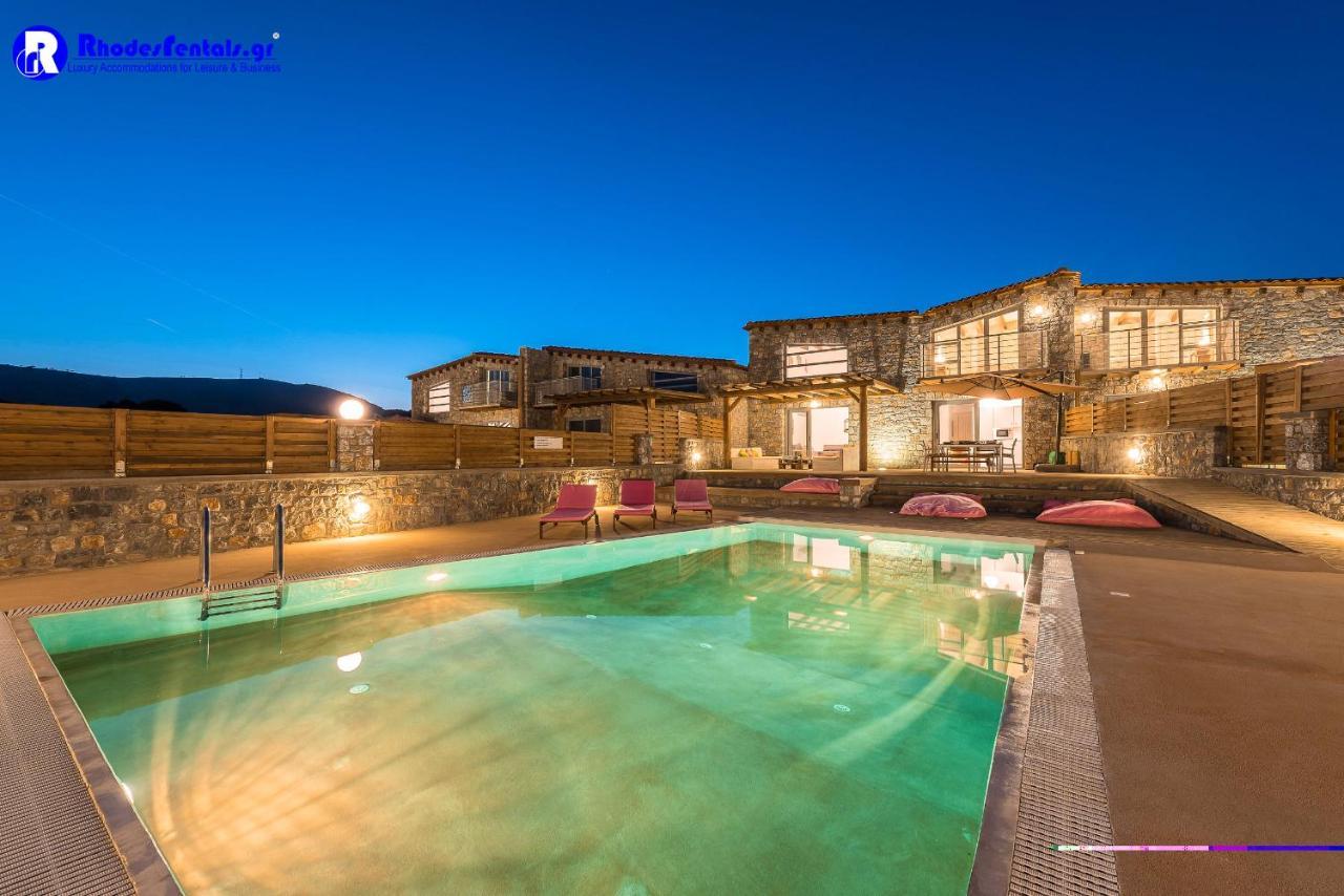 Lindos Seastone Villas Lardos Eksteriør billede